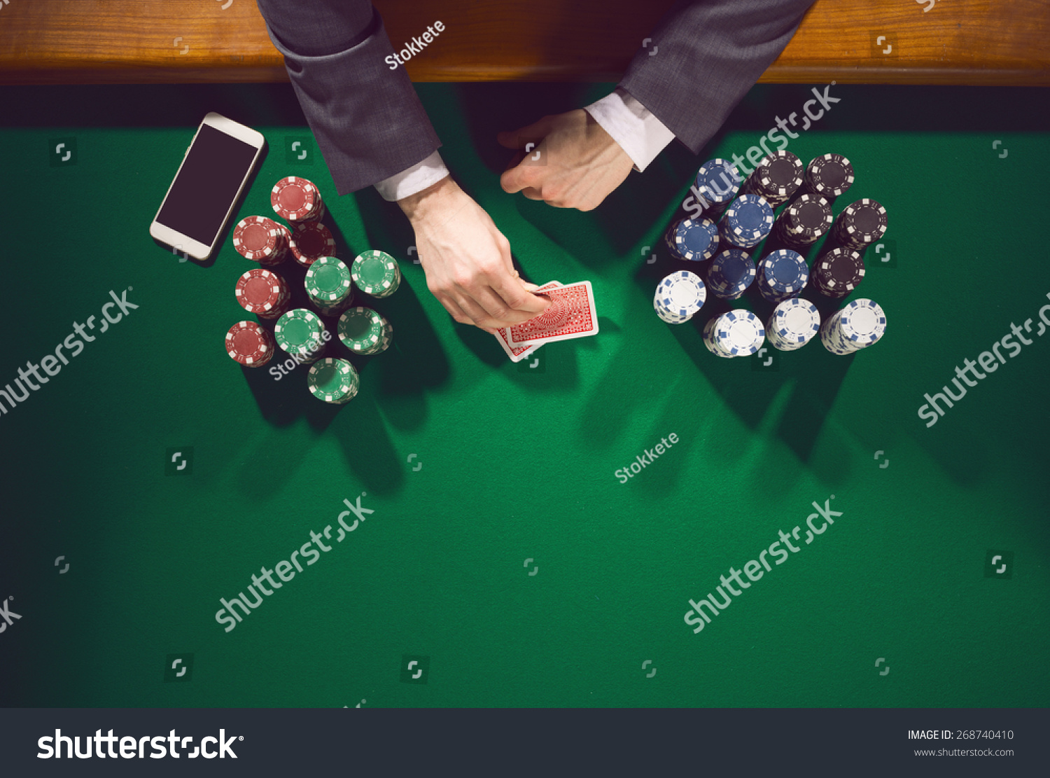 Male poker players