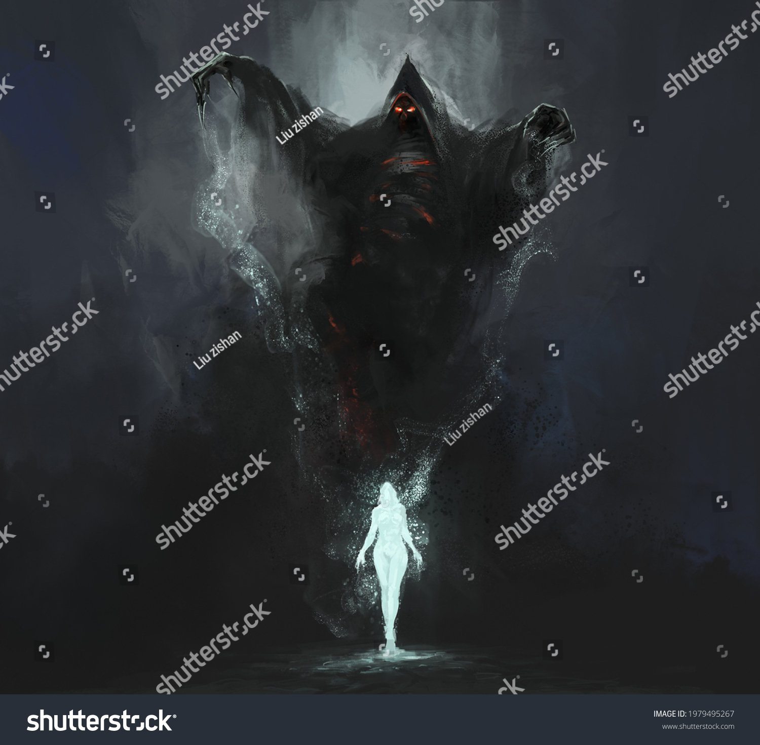 Naked Ghost Images Stock Photos Vectors Shutterstock