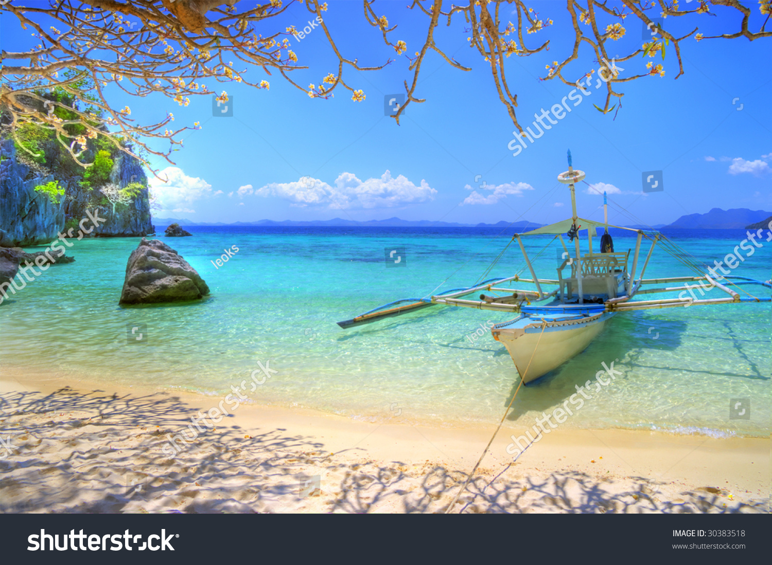 Escape On Tropical Island Stock Photo 30383518 : Shutterstock