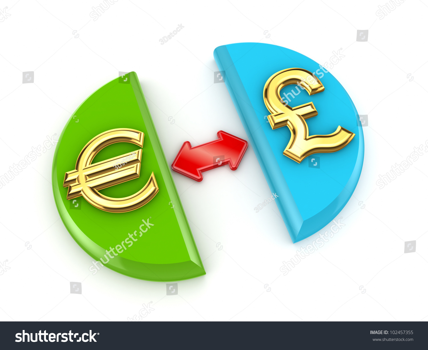 Euro And Pound Sterling Signs Isolated On White Background 3d Rendered euro-pound-dollar-symbol-stock-illustration-illustration-of-interest