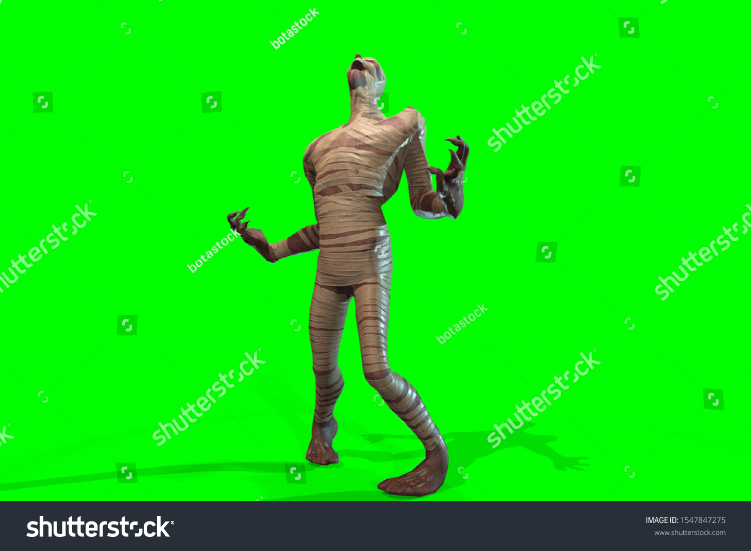 Fantasy Character Mummy 3d Render On Stock Illustration 1547847275