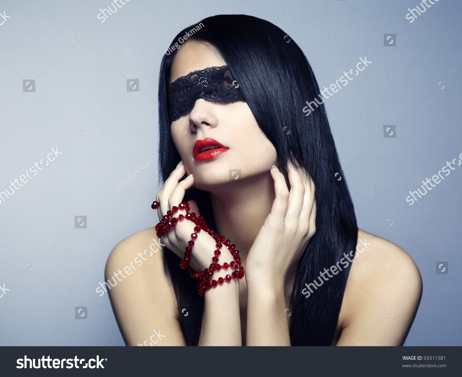 Blindfolded Picture Woman 59