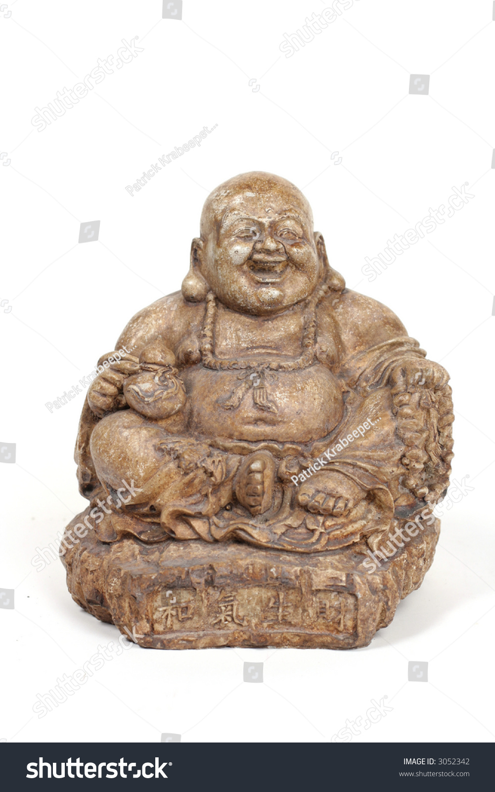 Fat Happy Chinese Buddha Stock Photo 3052342 : Shutterstock