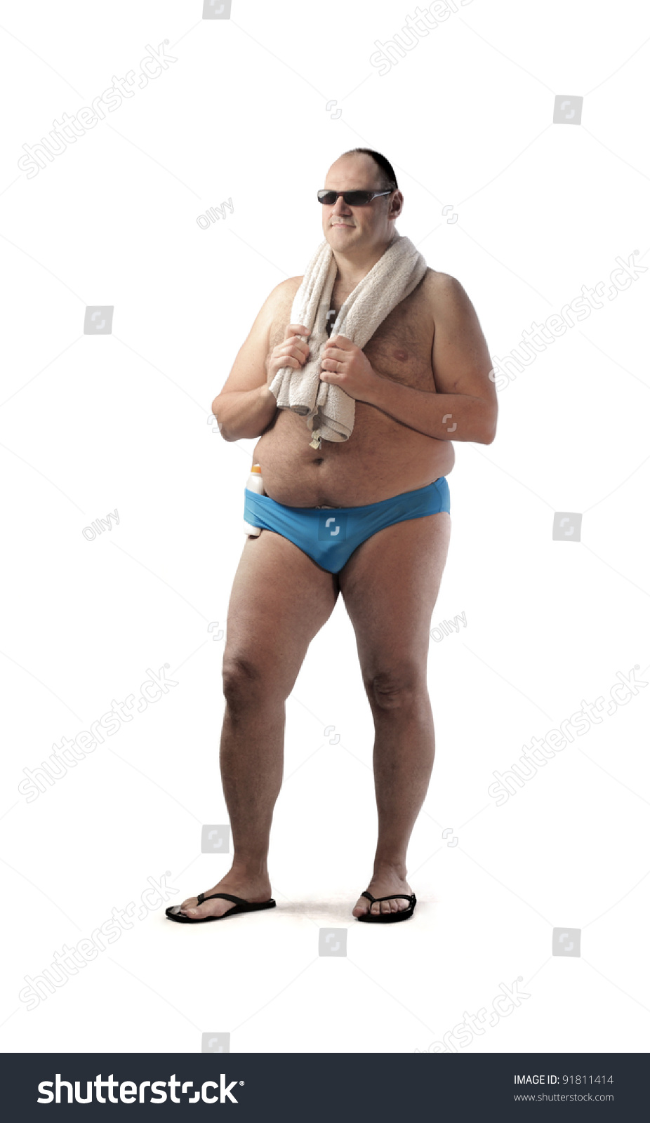 Fat Guy Bathing Suit 58