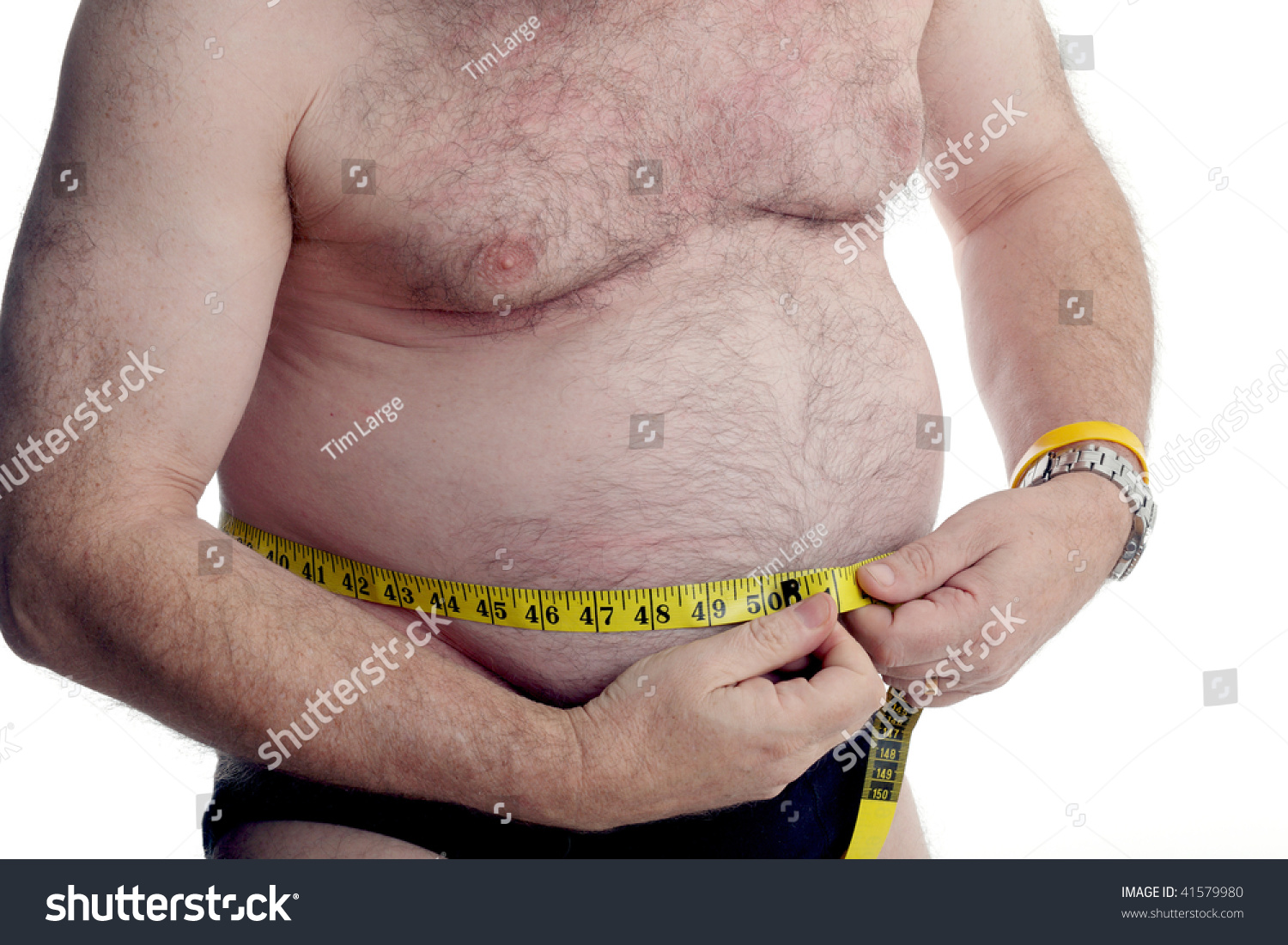 Fat Man Big Belly Stock Photo 276529994 - Shutterstock