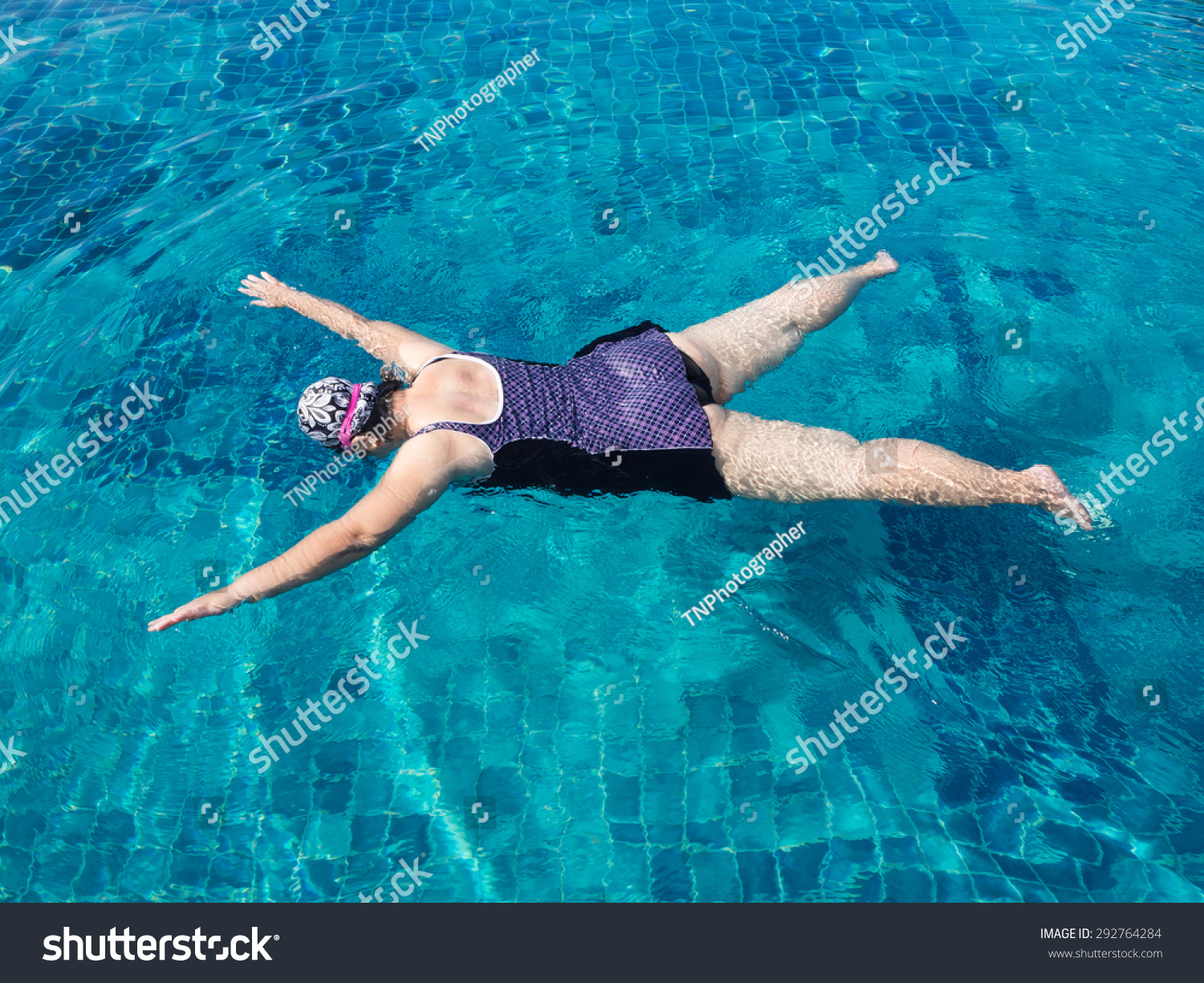 Fat Woman Swimming 12