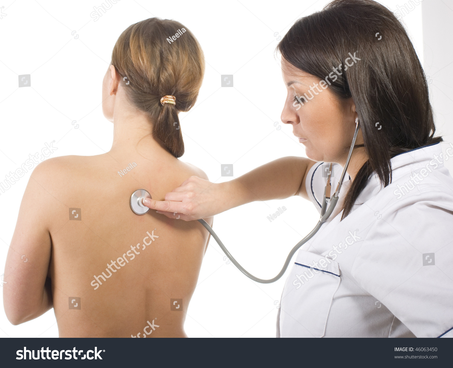 Stethoscope Breast Exam 97