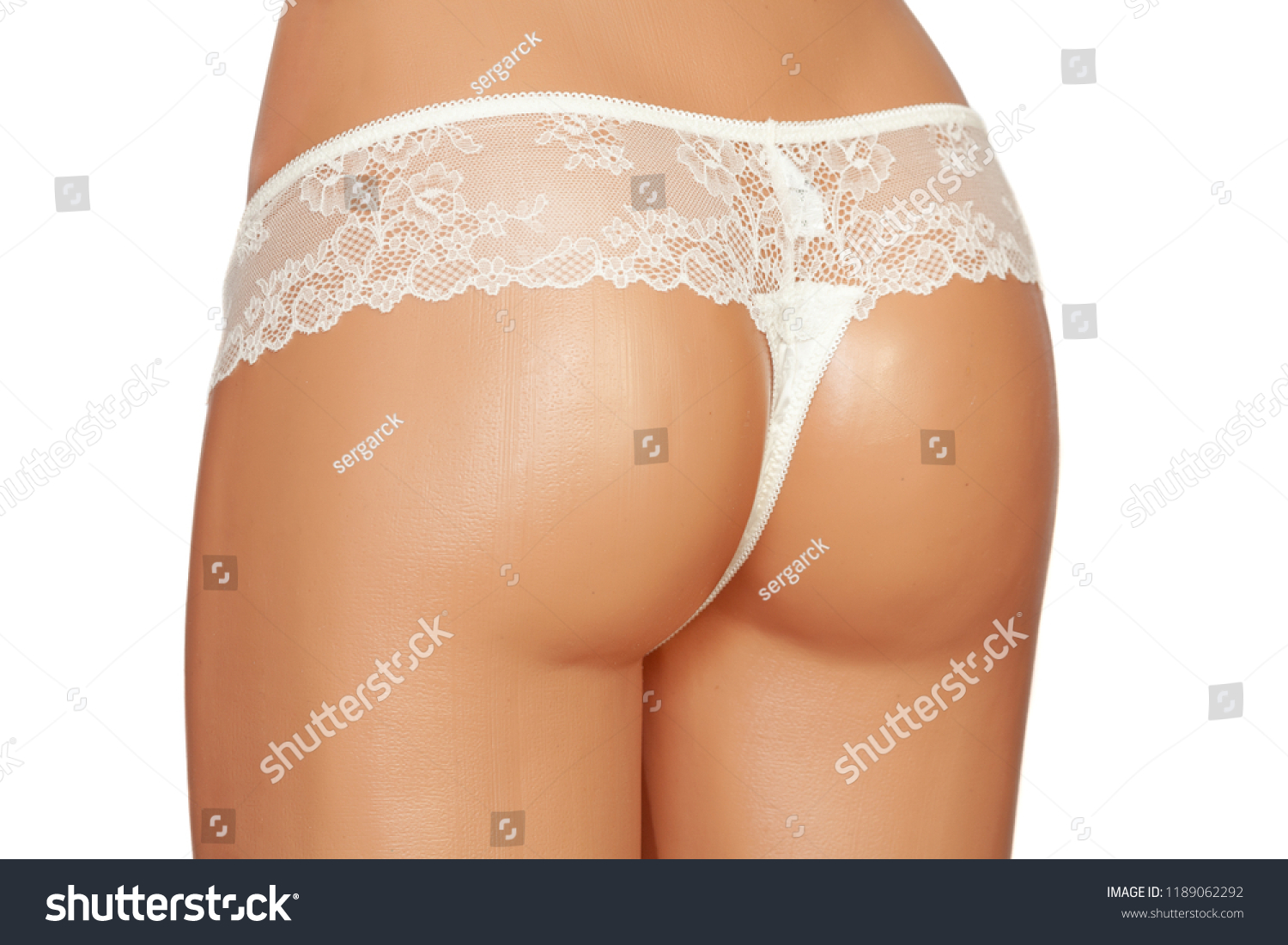 Female Panties On Mannequin Isolated On Foto De Stock 1189062292