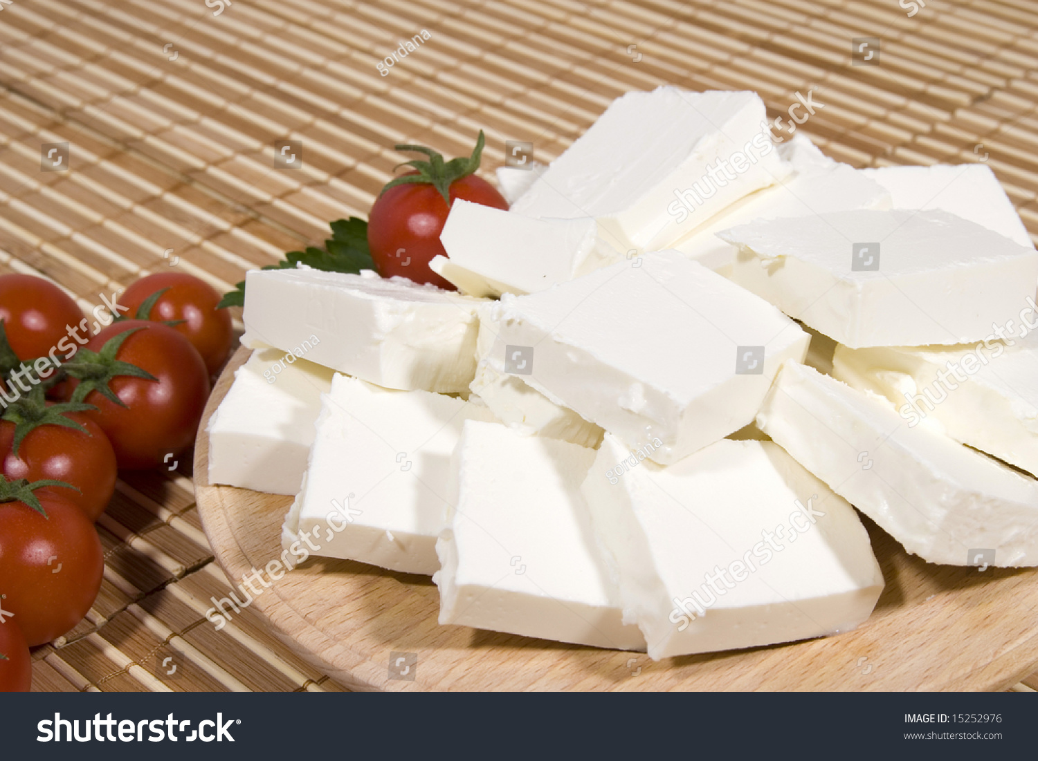 Feta Cheese Sliced Stock Photo 15252976 : Shutterstock