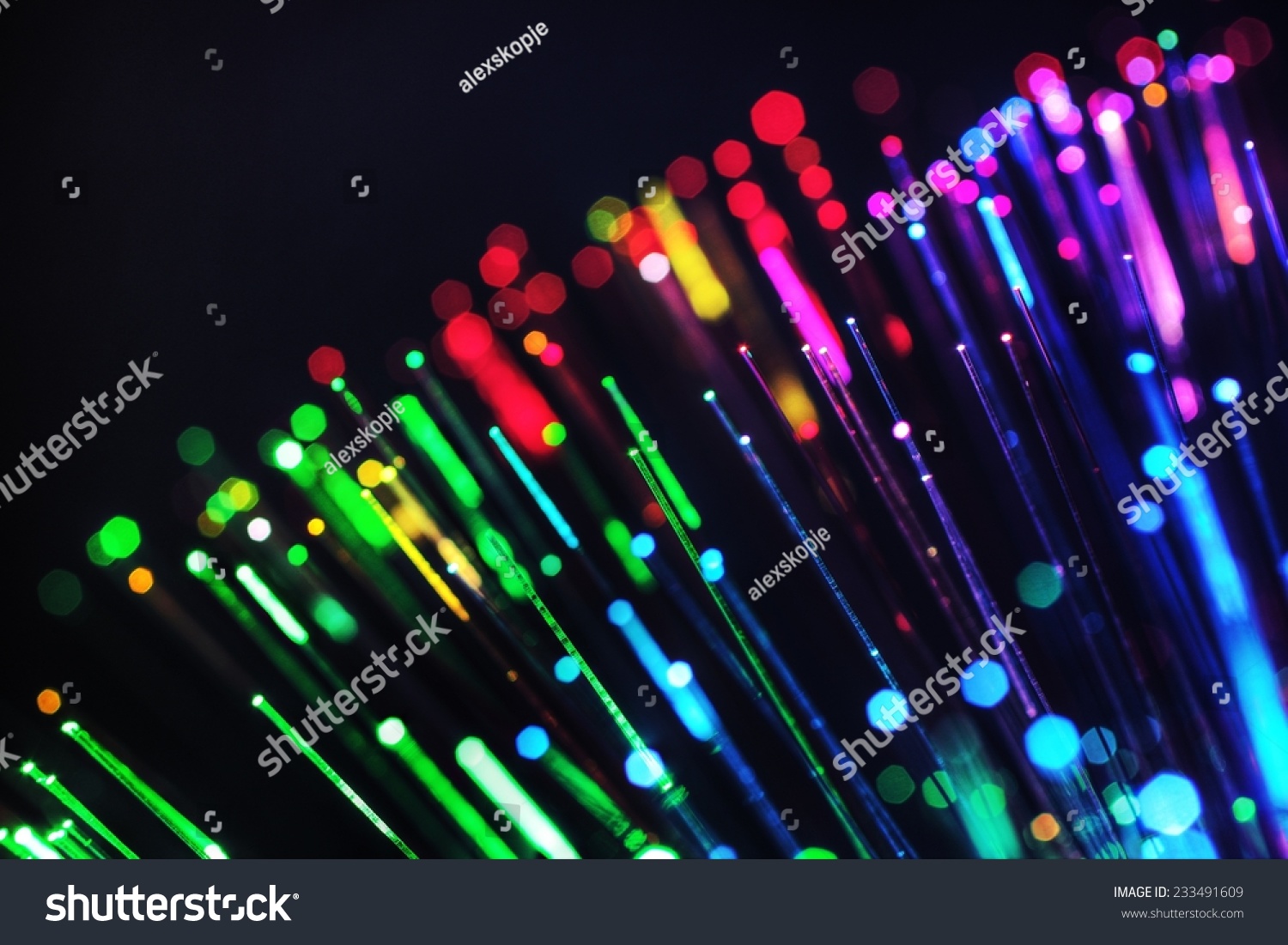 Fiber Optics Stock Photo 233491609 : Shutterstock