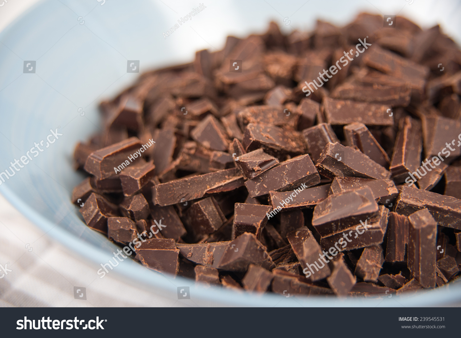 What Does Finely Chopped Chocolate Look Like