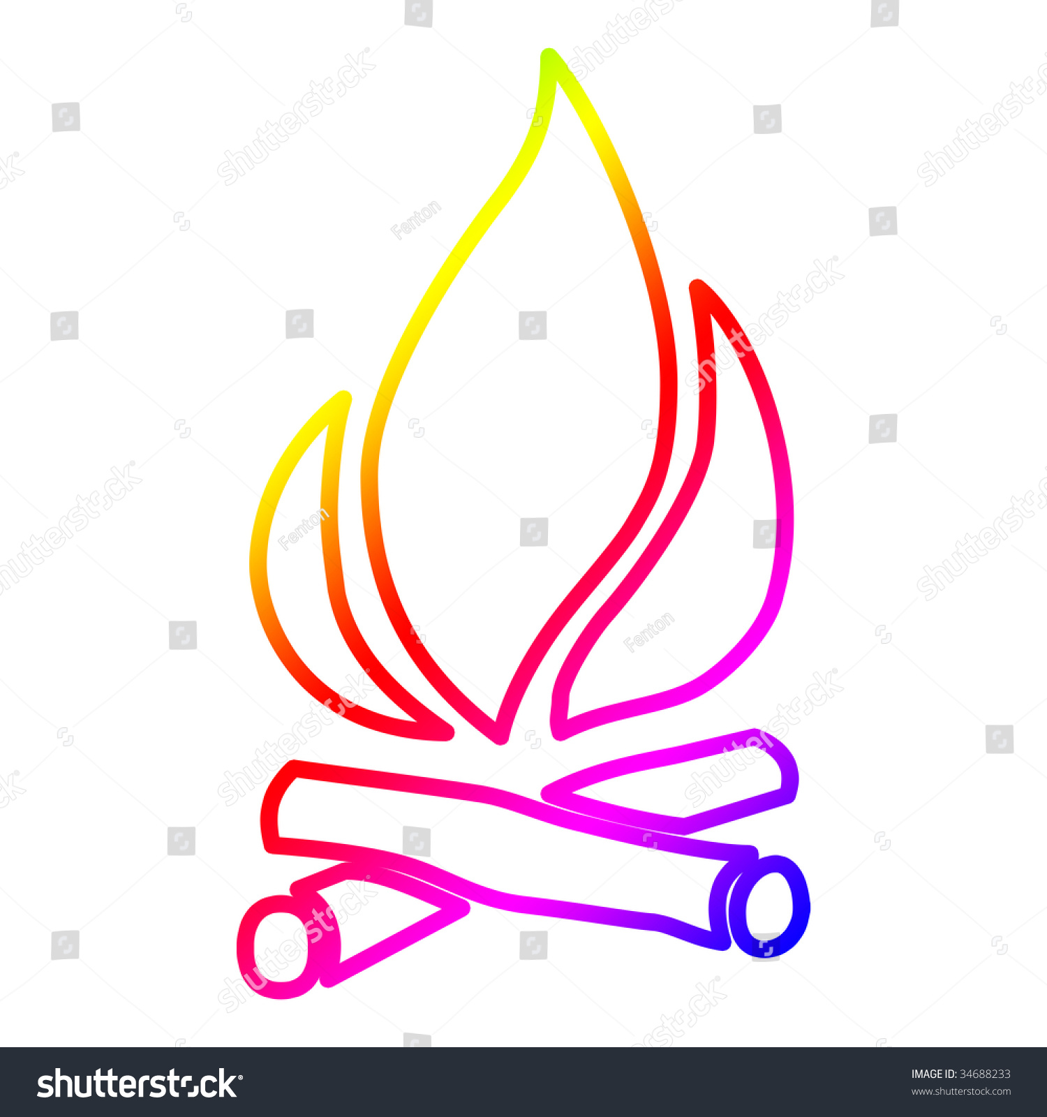 Fire Stock Photo 34688233 : Shutterstock