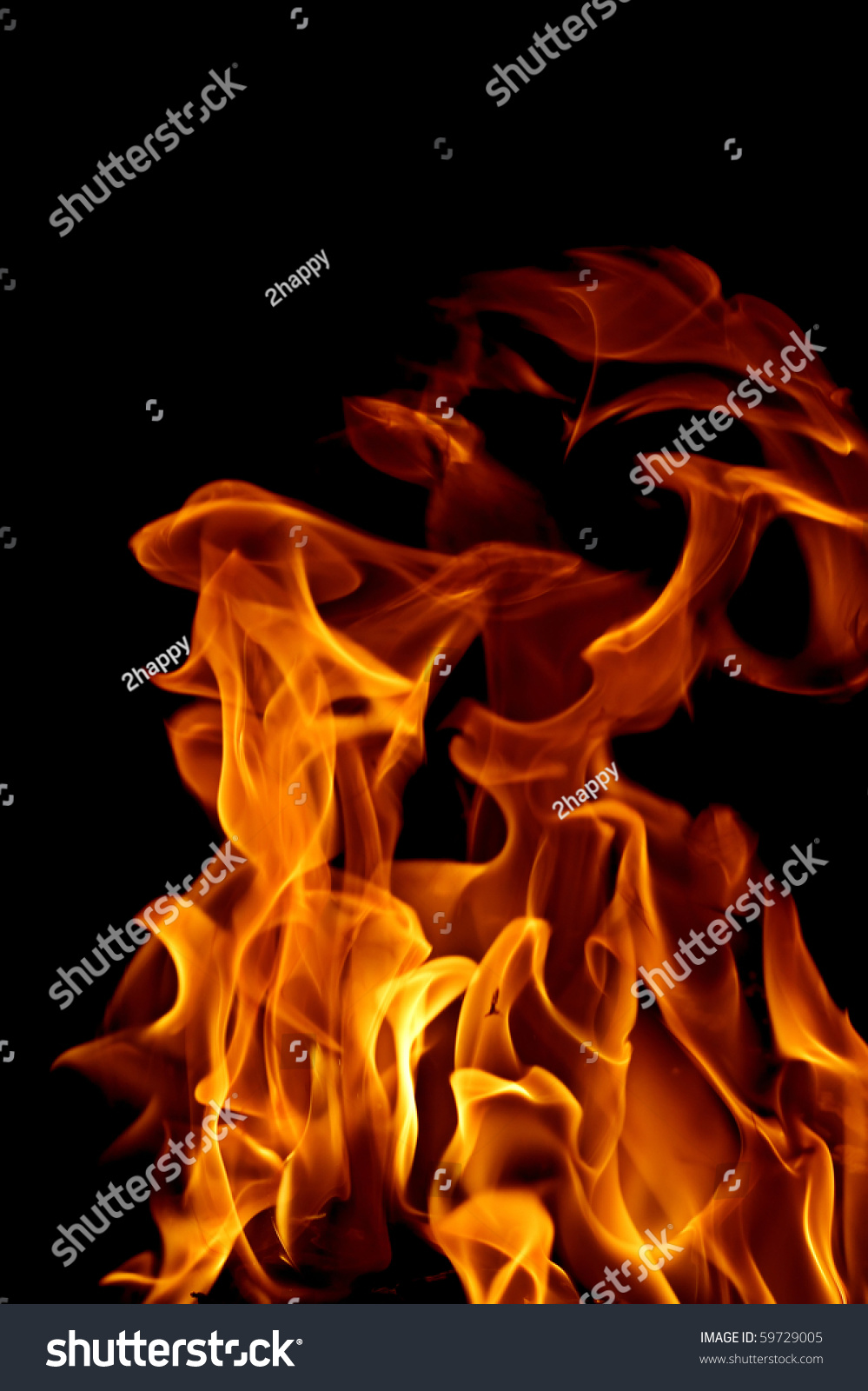 Fire Background Stock Photo 59729005 : Shutterstock