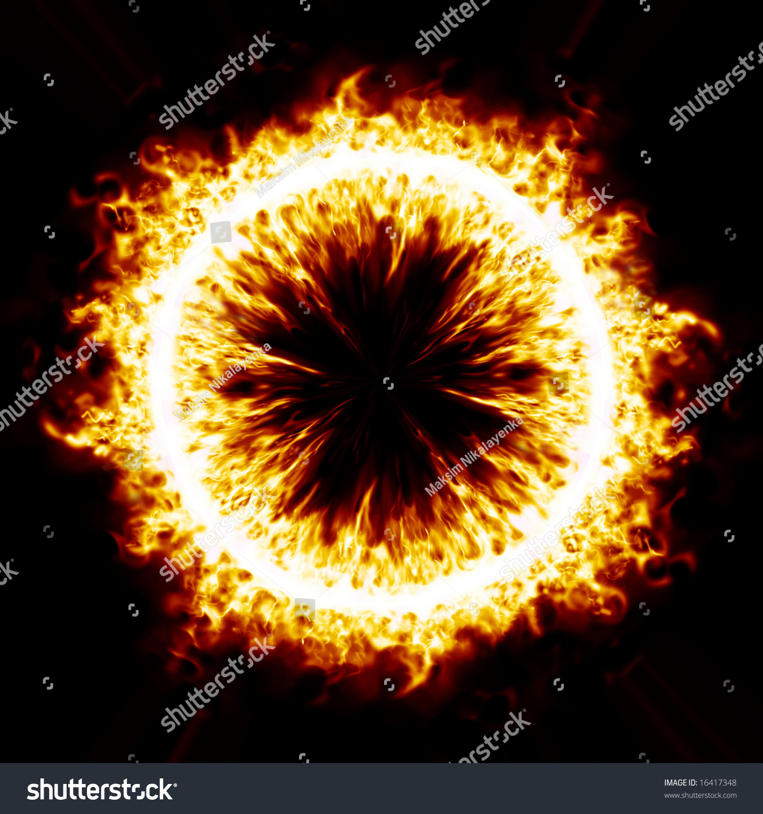 Fire Ring Stock Photo 16417348 : Shutterstock