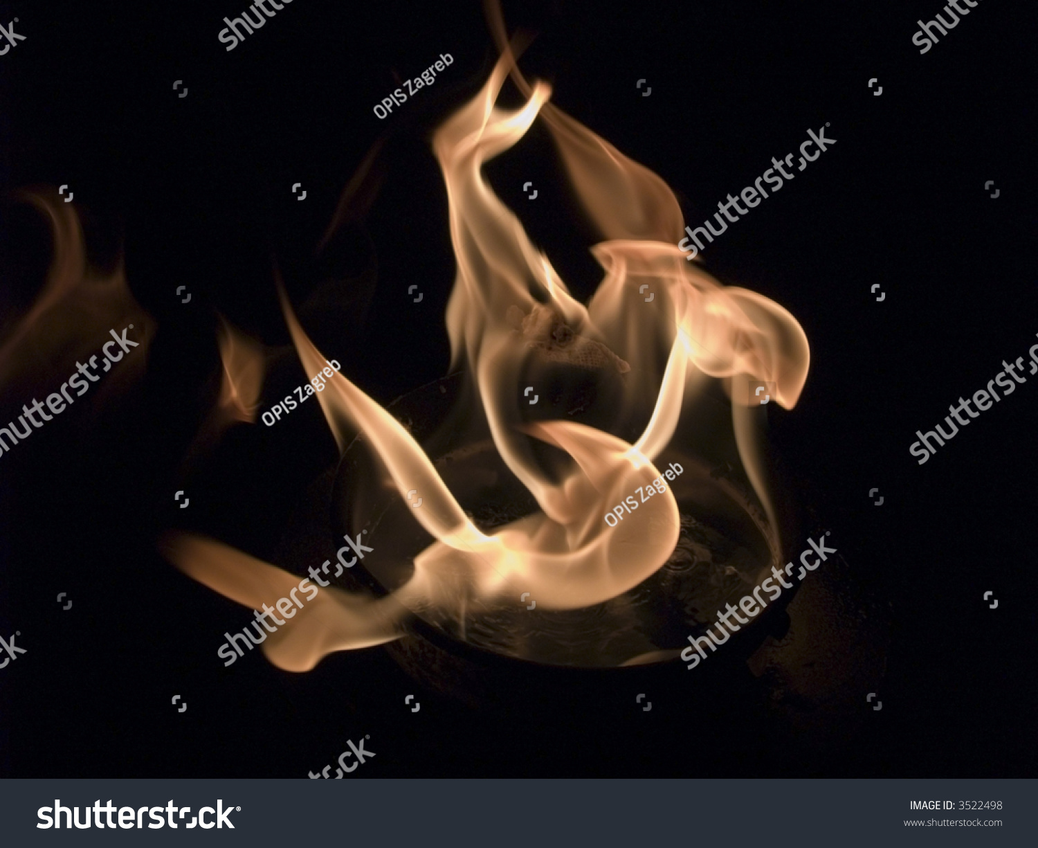 Fire Torch Stock Photo 3522498 : Shutterstock