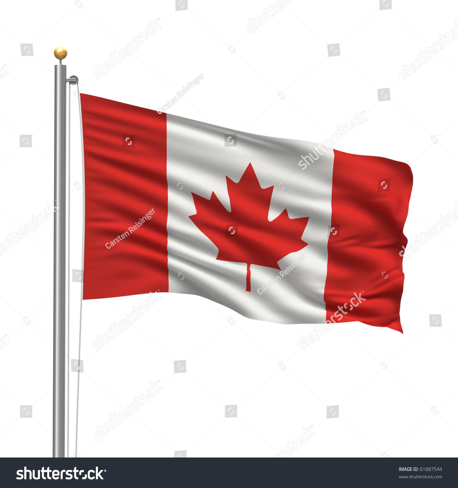 clipart canadian flag waving - photo #32