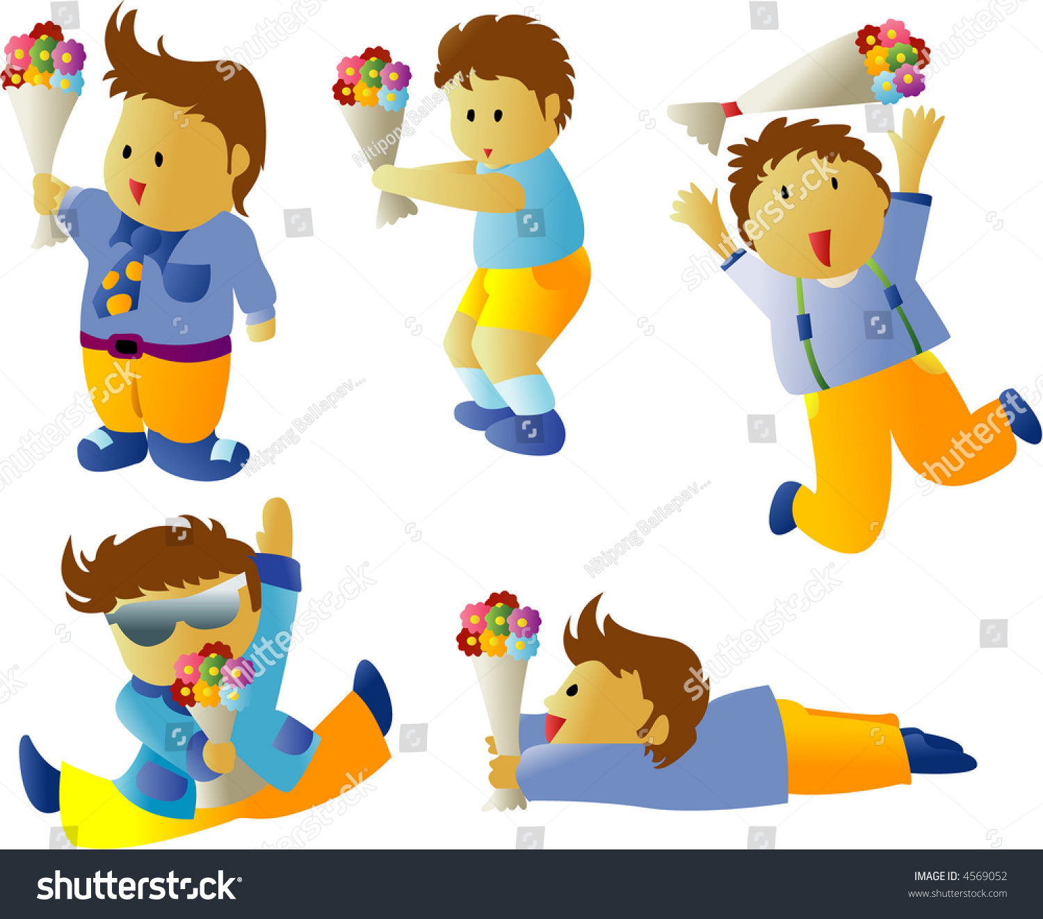 Flower Boy Stock Photo 4569052 : Shutterstock