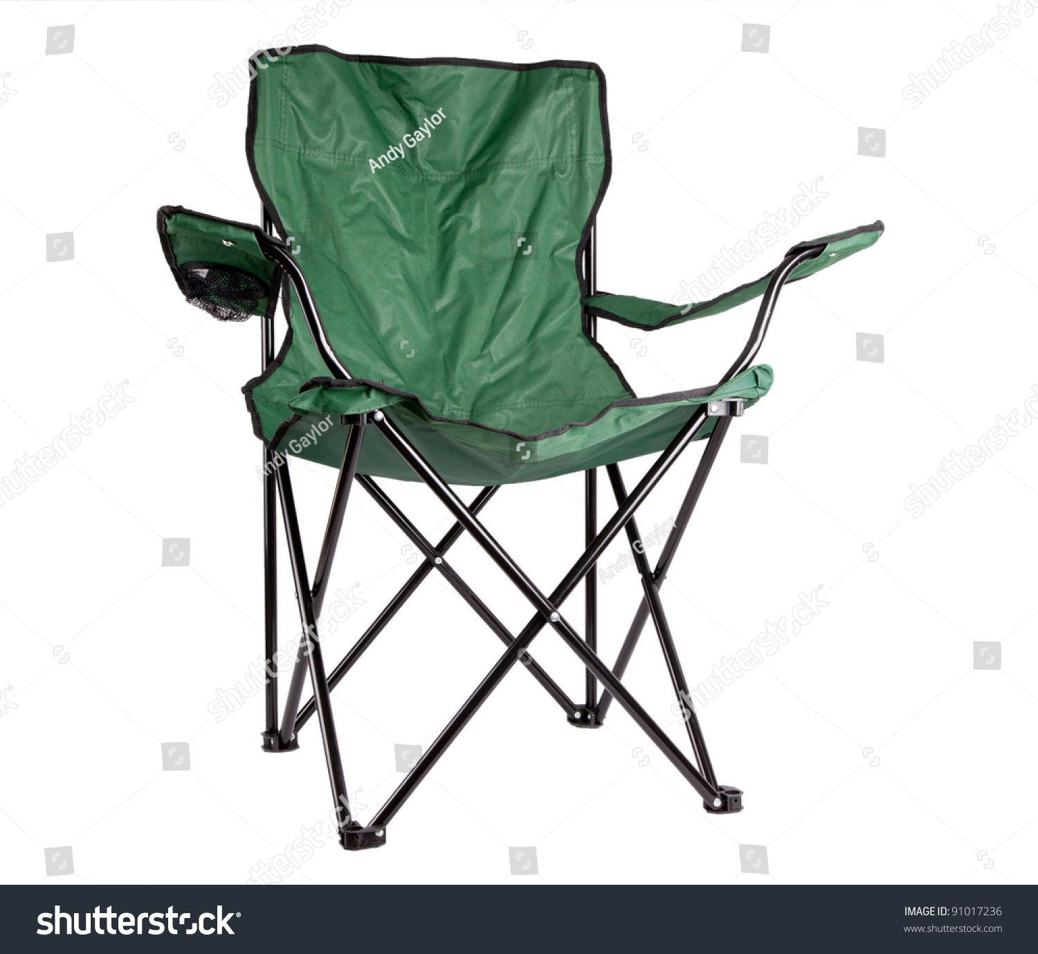 Fold Up Chair Isolated On White Stock Photo 91017236 : Shutterstock