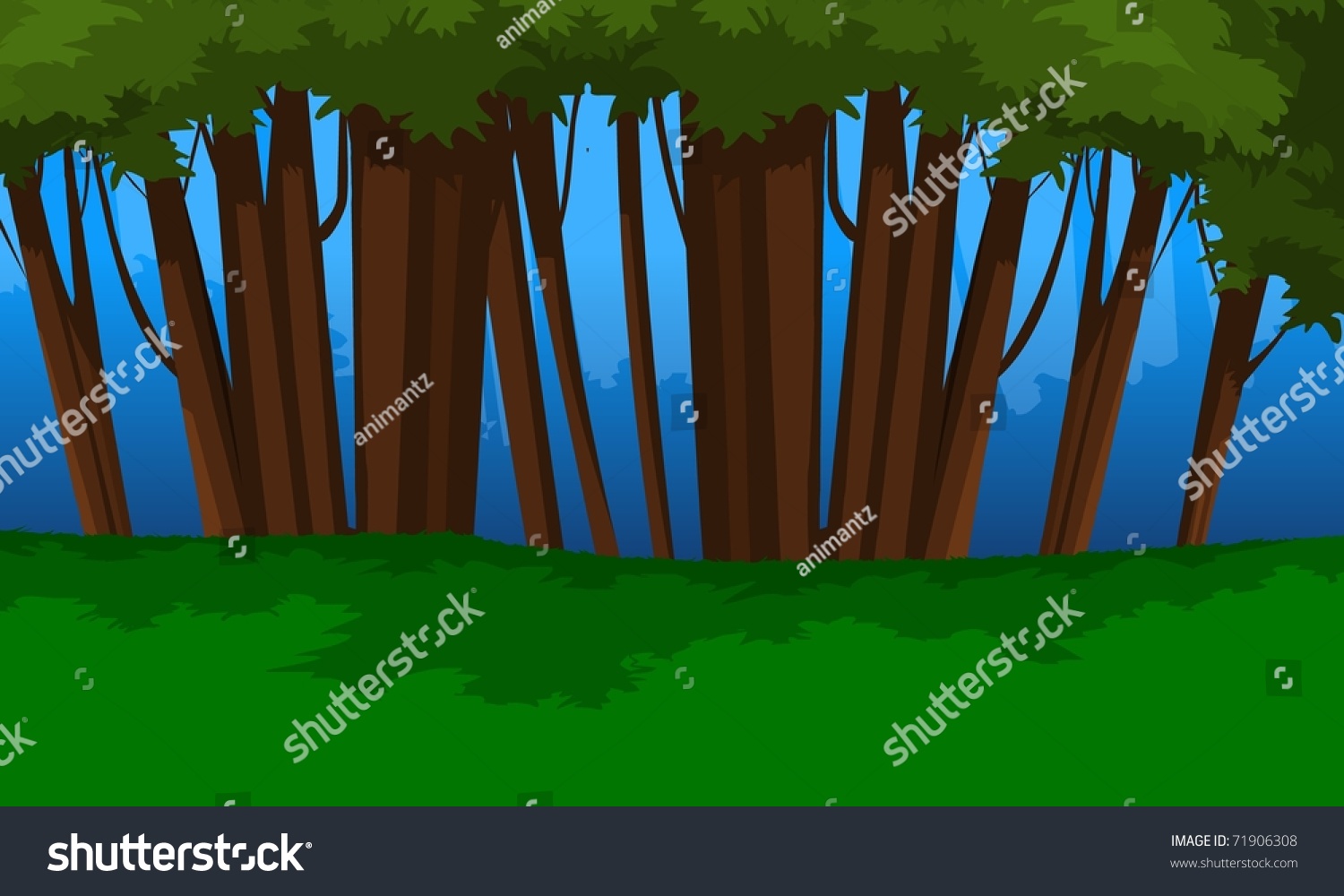 Forest Background Stock Photo 71906308 : Shutterstock