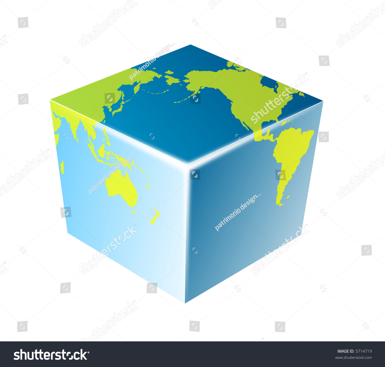 Four Corners World Stock Illustration 5714719 Shutterstock