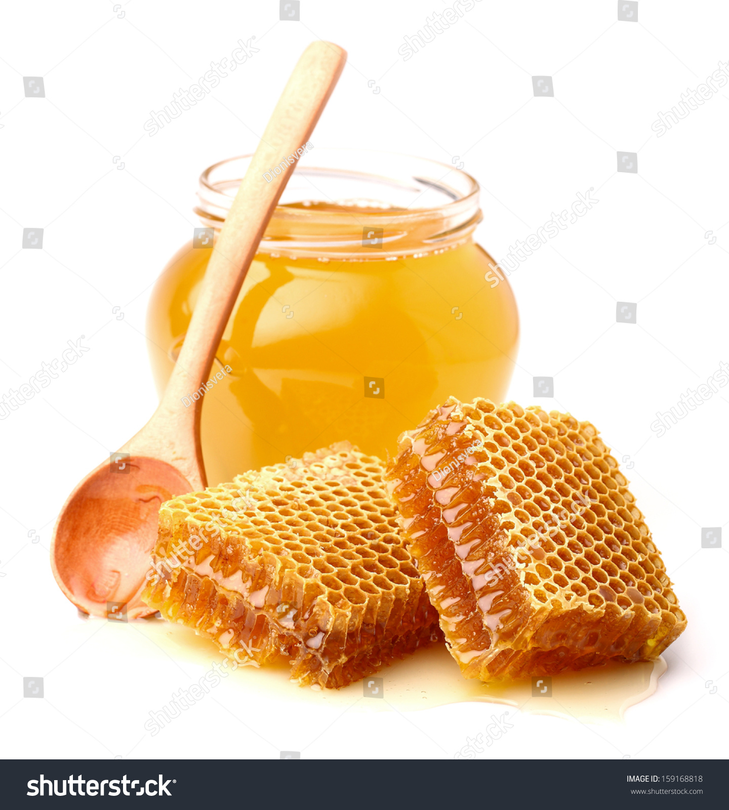 Fresh Honey With Stock Photo 159168818 Shutterstock