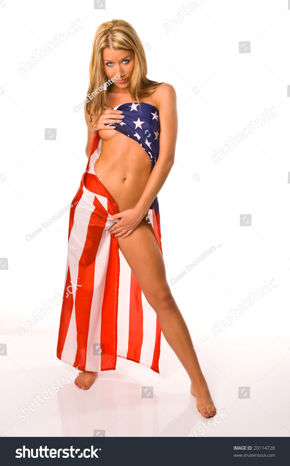 American flag nude 图片库存照片和矢量图 Shutterstock