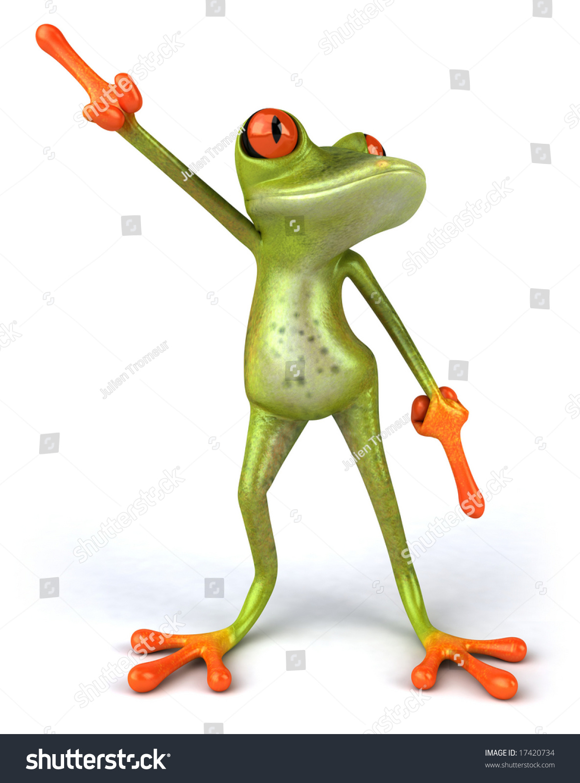 Fun Frog Dancing Stock Photo 17420734 Shutterstock