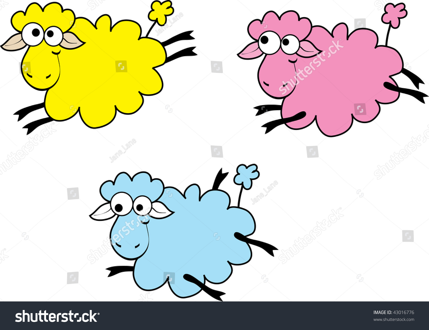 Funny Sheep Stock Photo 43016776 : Shutterstock