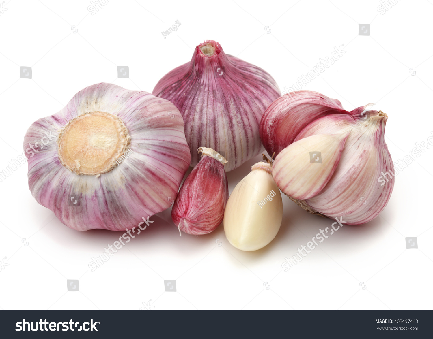 Garlic Isolated On White Background Stock Photo Shutterstock