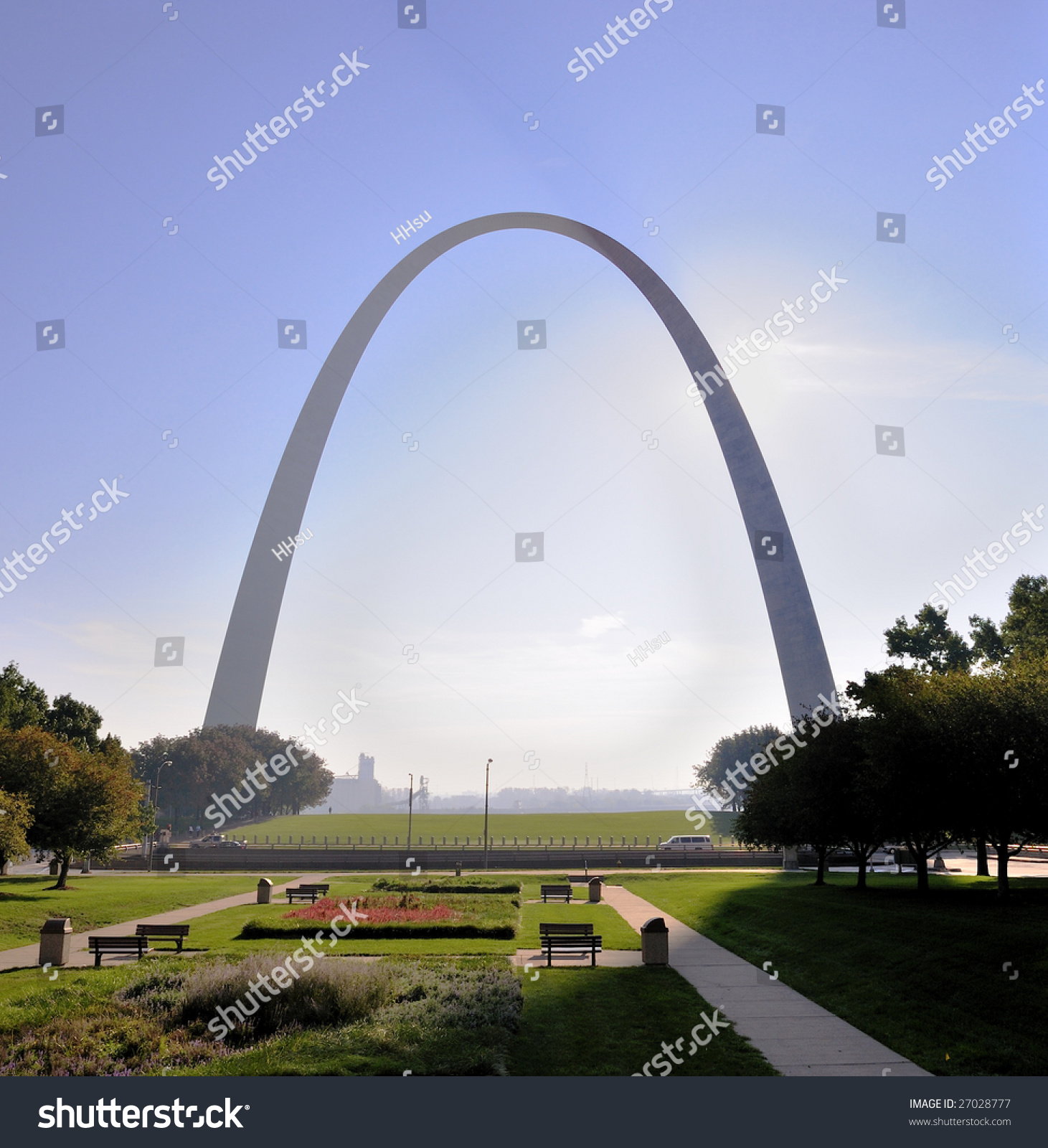 Gateway Arch In St. Louis, Missouri Stock Photo 27028777 : Shutterstock