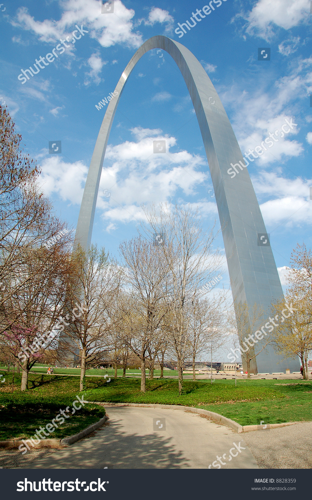 Gateway Arch In St. Louis, Missouri Stock Photo 8828359 : Shutterstock