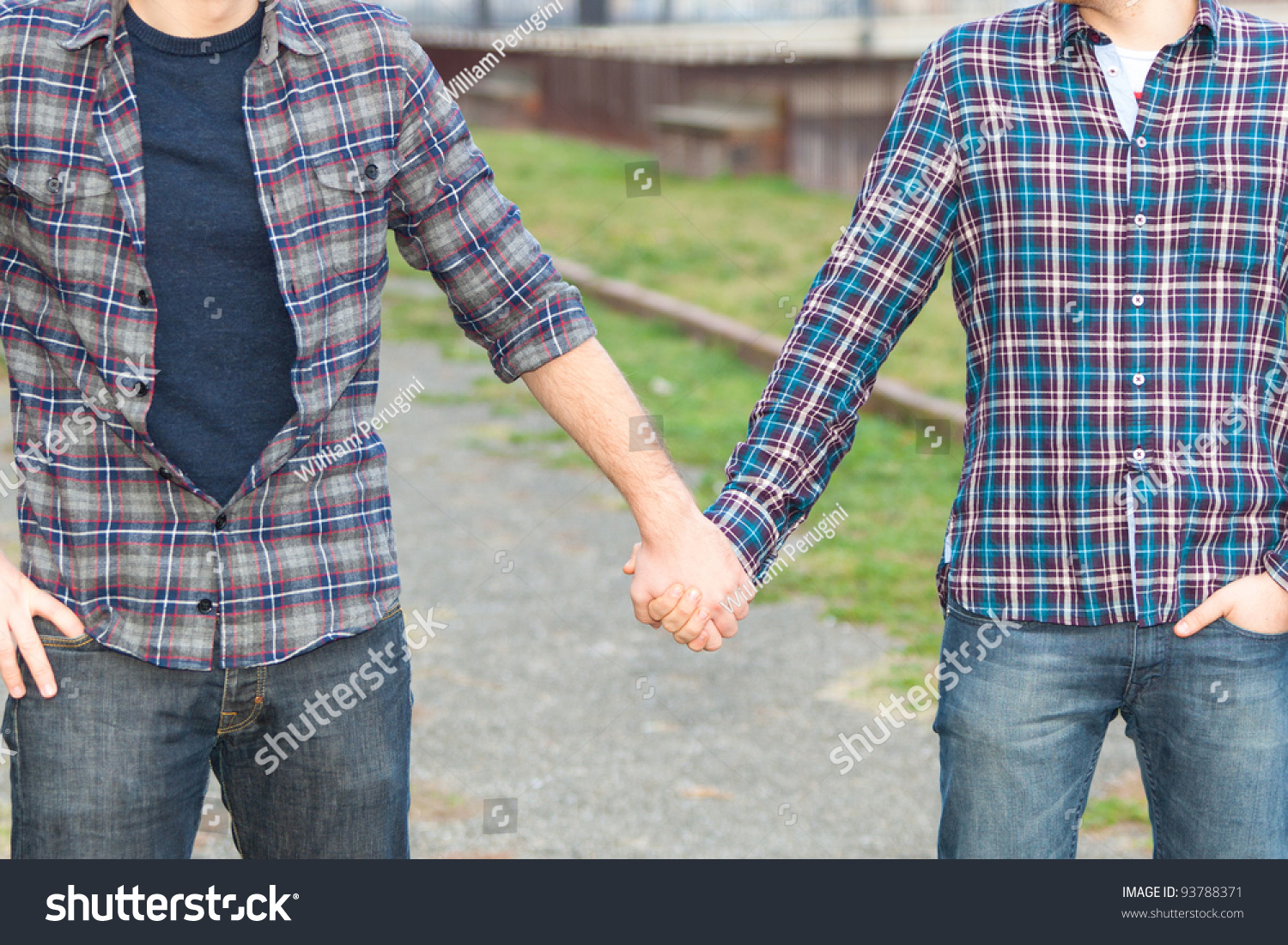 Gay Couple Holding Hands 110