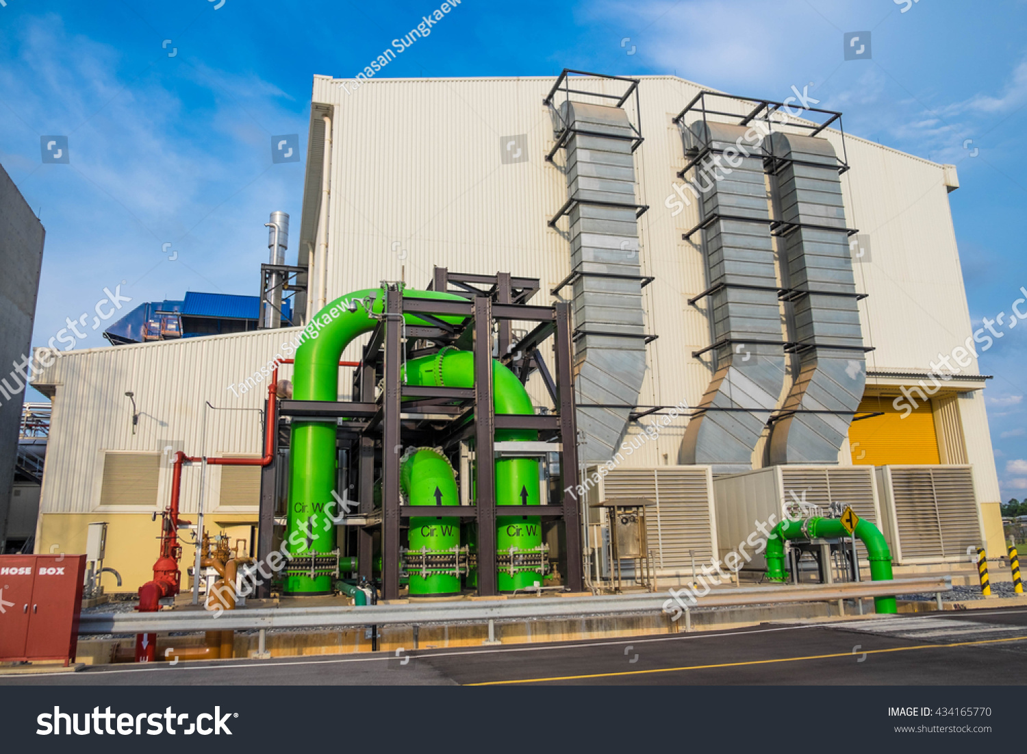 Generator Gas Turbine Building Combined Cycle Stock Photo Edit Now