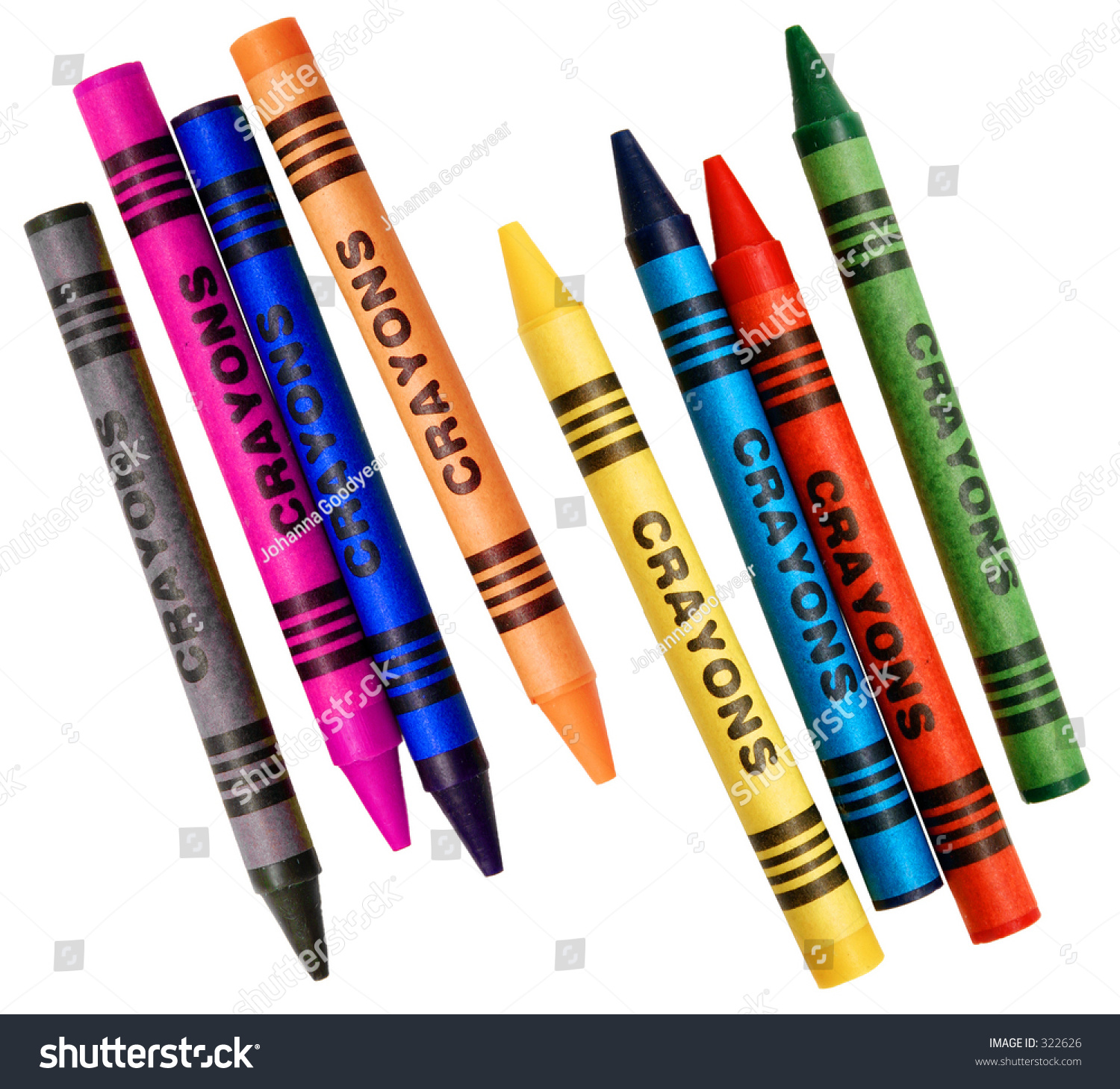 Generic Coloring Crayons Stock Photo 322626 : Shutterstock