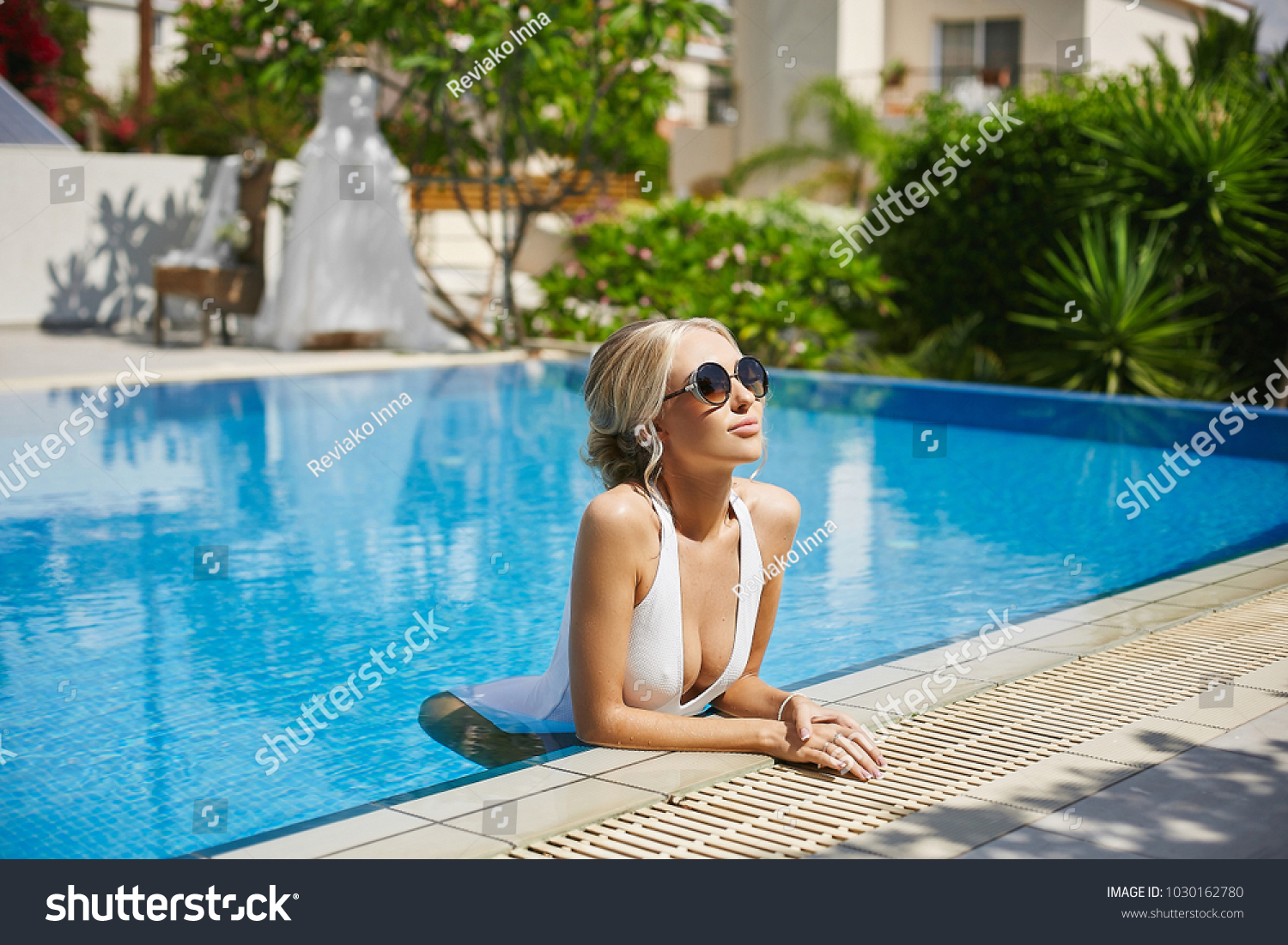 Naked Girl In Pool Images Stock Photos Vectors Shutterstock