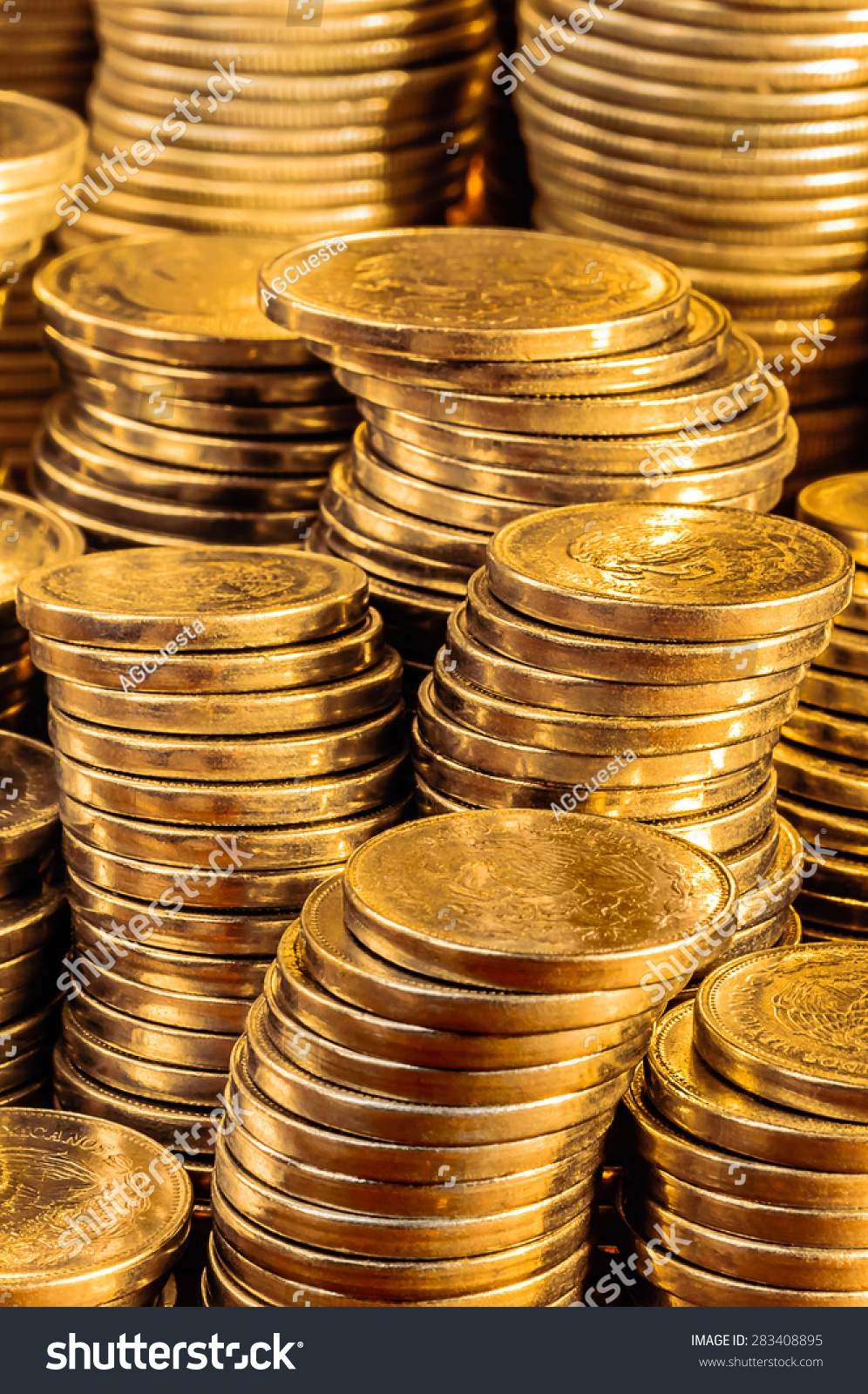 Gold Coins Stack Stock Photo 283408895 Shutterstock