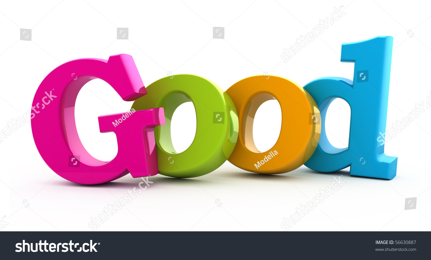 good-word-three-dimensional-colored-letters-isolated-on-white-stock