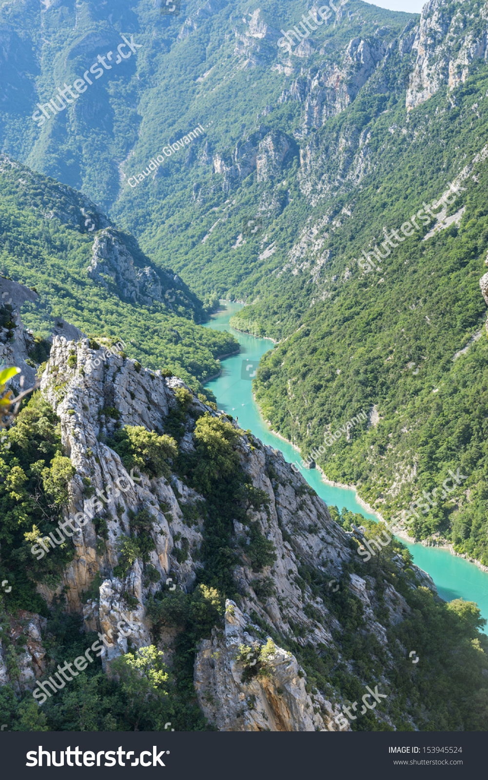 Gorges Du Verdon (Alpes-De-Haute-Provence, Provence-Alpes-Cote D'Azur, France(, Famous Canyon ...