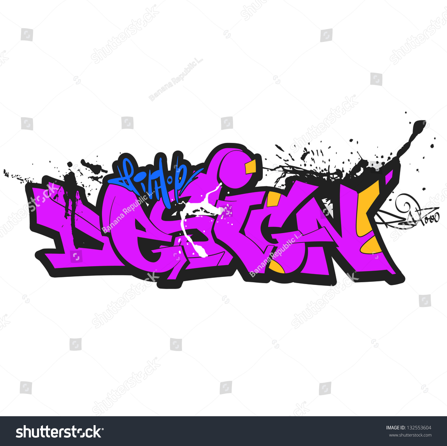 Graffiti Background, Urban Art Stock Photo 132553604 : Shutterstock