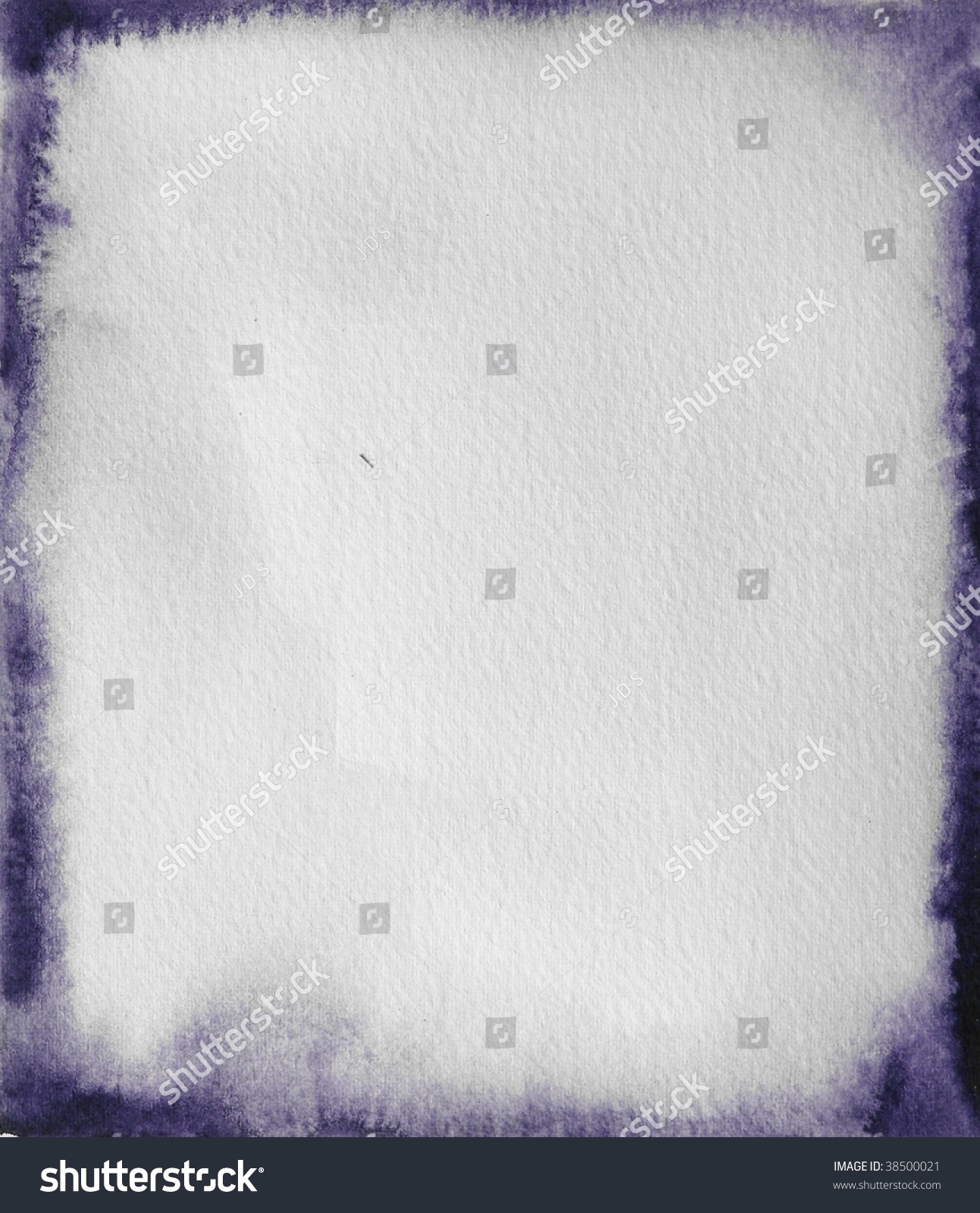 Gray Watercolor Paper Texture With Paint Border Stock Photo 38500021