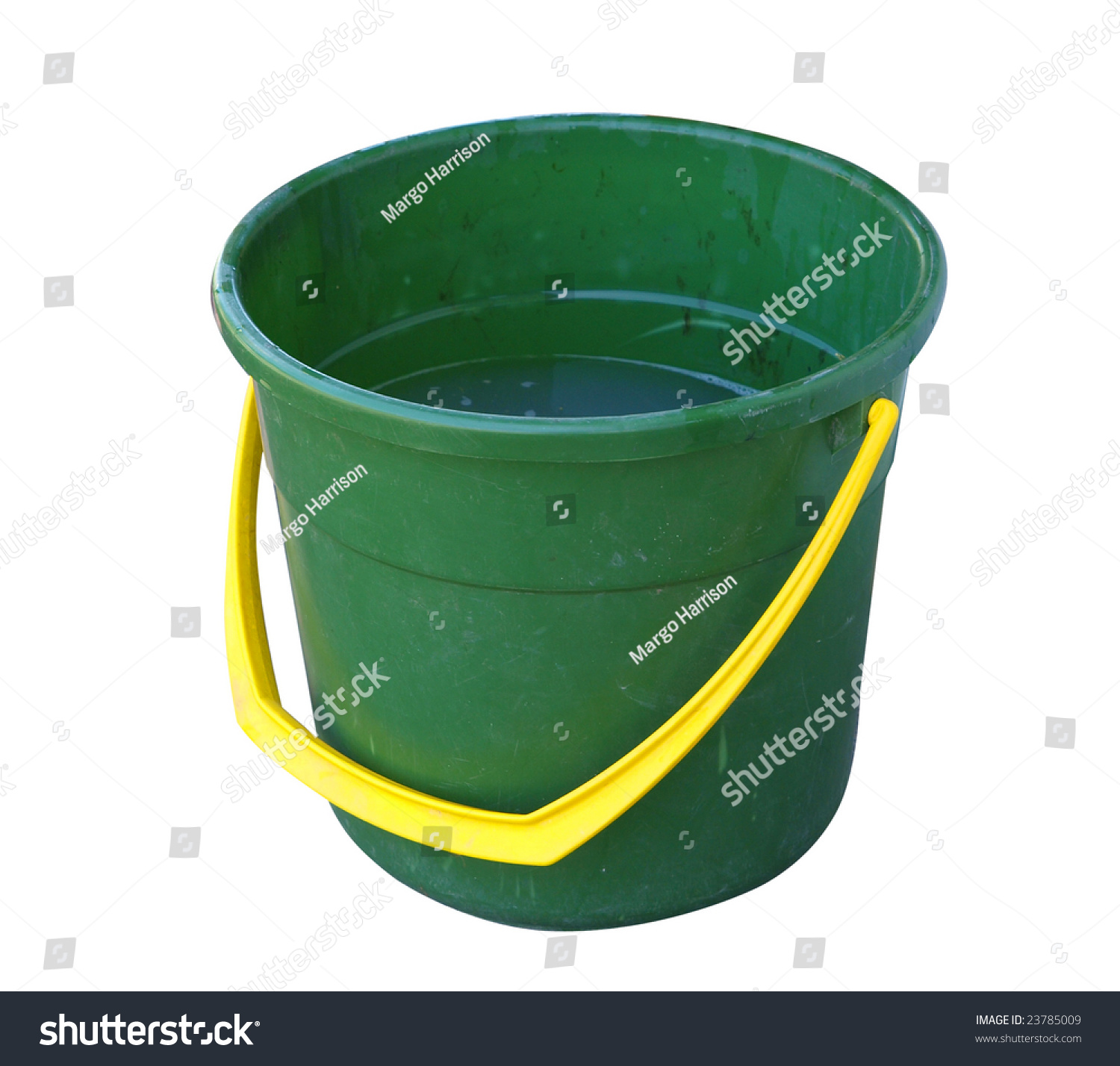 Green Bucket Half Full Dirty Water Stock Photo 23785009 Shutterstock