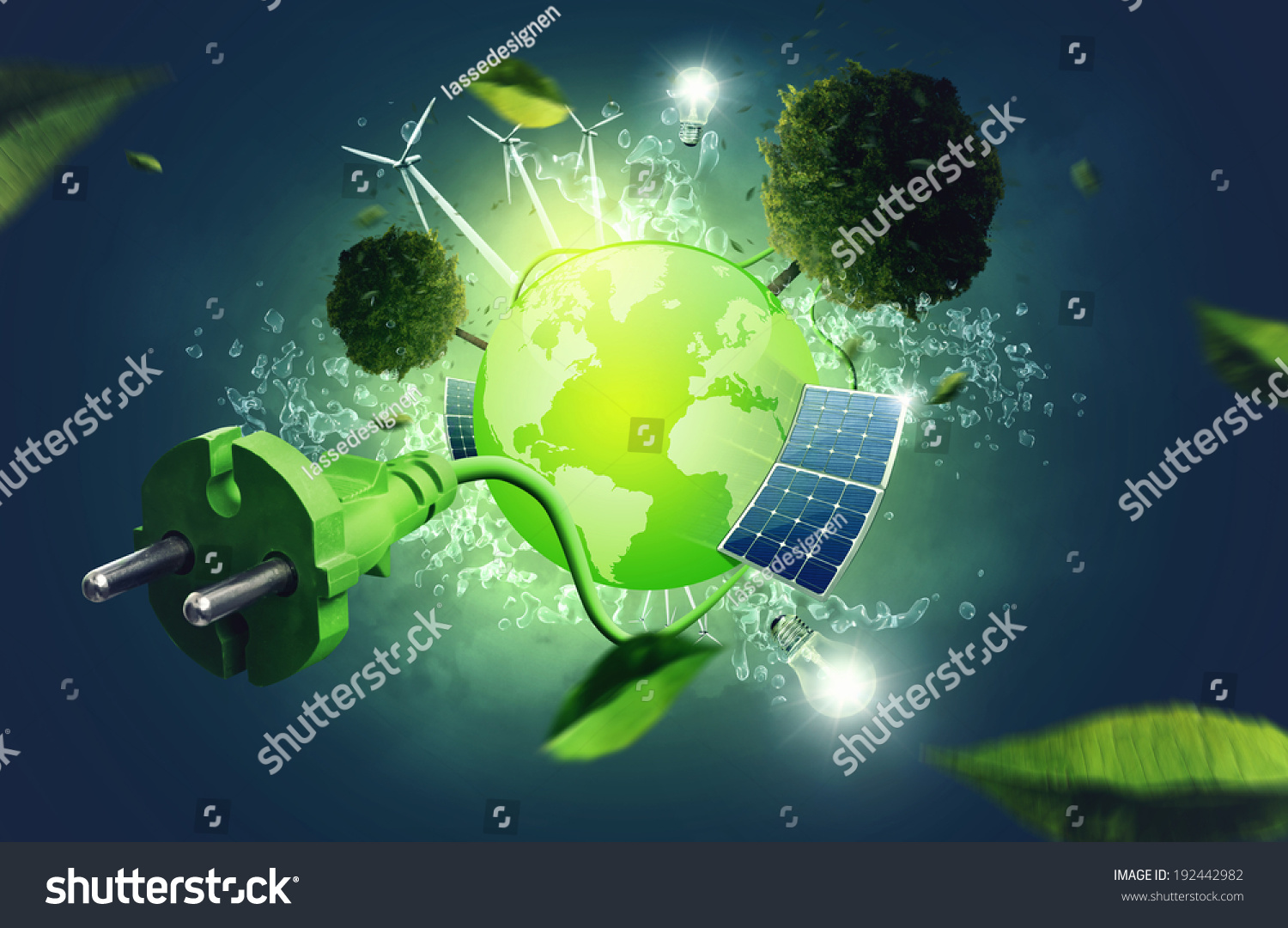 Green Energy Stock Illustration Shutterstock