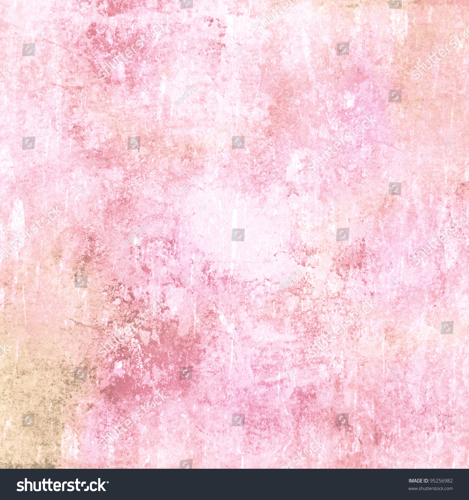 Grunge Background, Colorful Pastel Texture Stock Photo 95256982