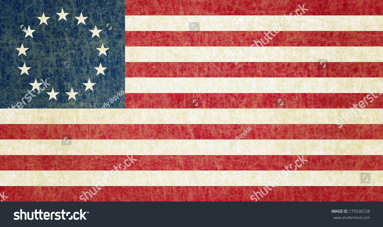 Grunge Betsy Ross Flag Stock Photo Shutterstock