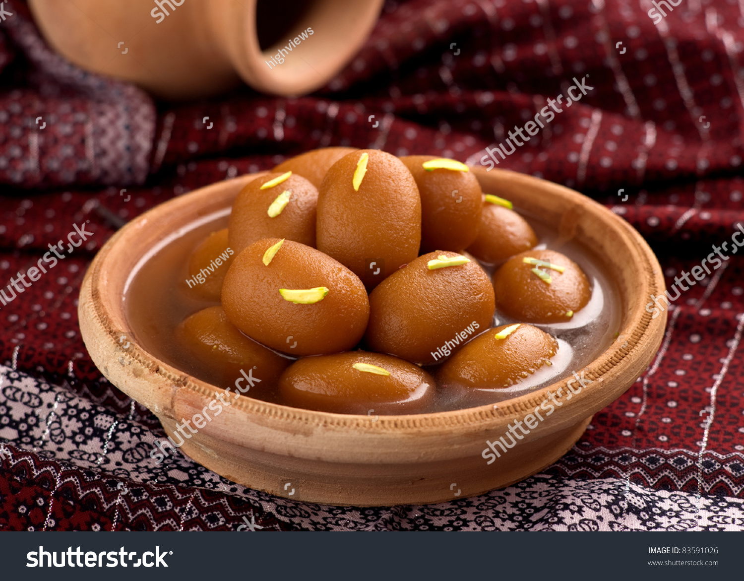 Gulab Jamun In Sugar Syrup Stock Photo 83591026 : Shutterstock