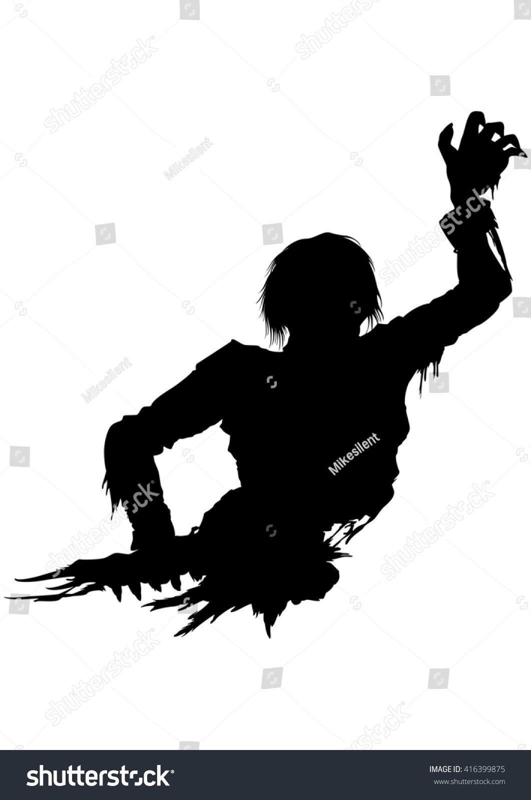 zombie silhouette clip art - photo #27