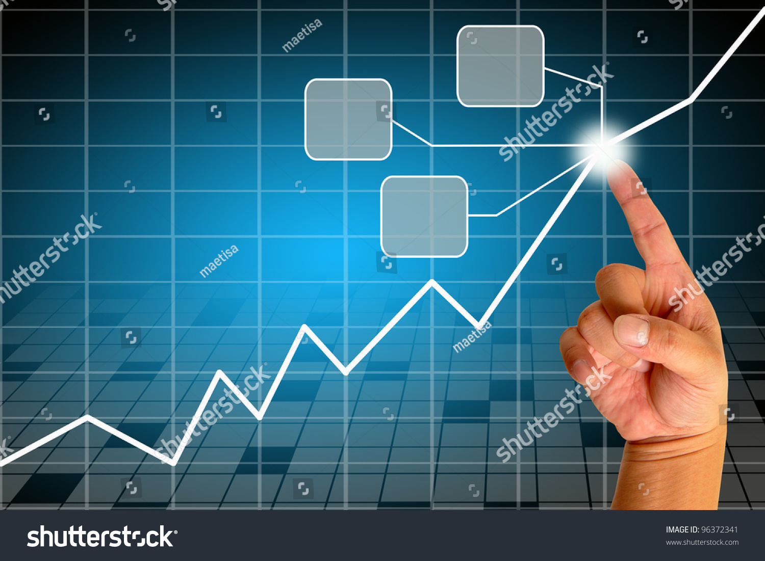 Drawing Line Graphs By Hand : Hand drawing graph stock illustration shutterstock