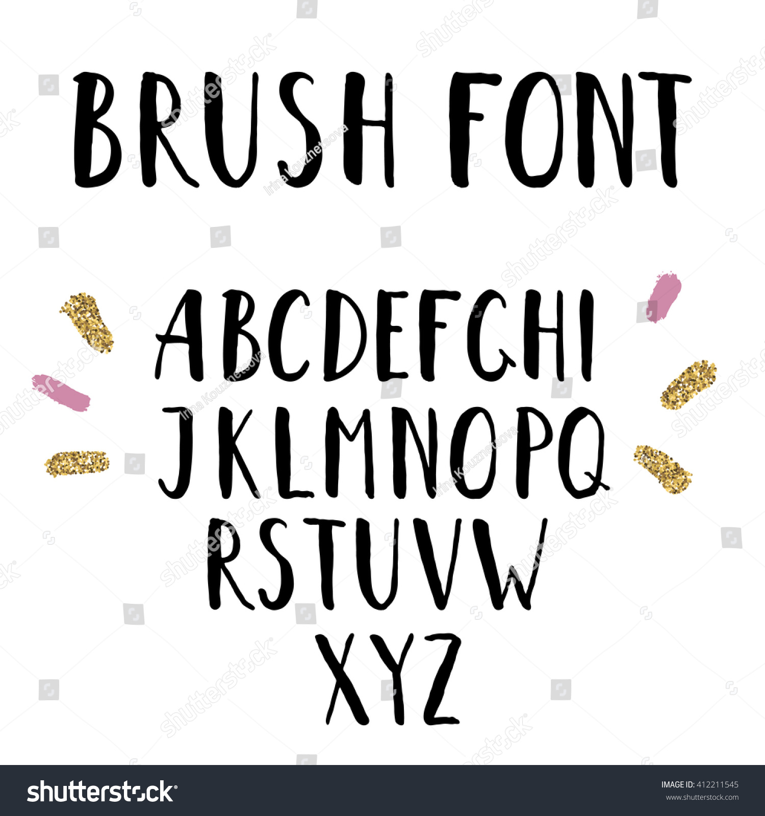 Hand Painted Alphabet Hand Painted Alphabet