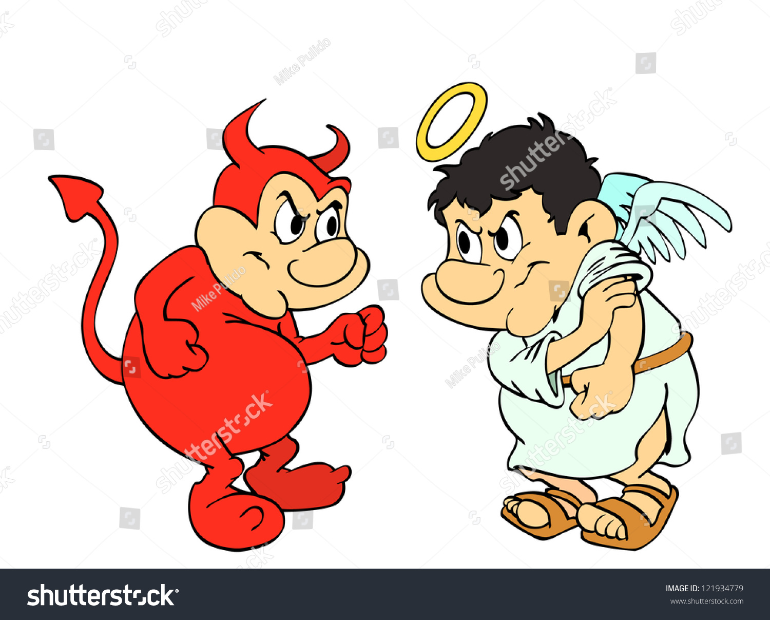 angel and devil clipart free - photo #46