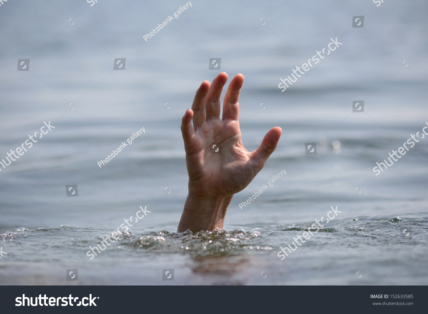 Hand Drowning Stock Photo 152633585 Shutterstock